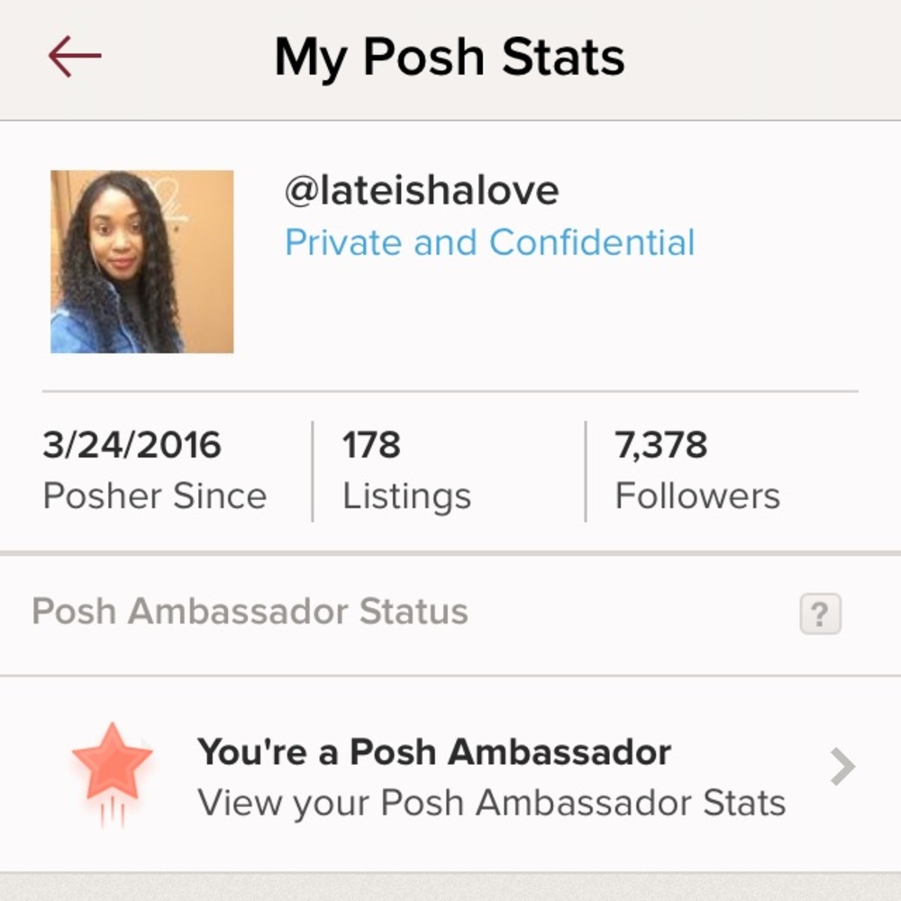 Posh Ambassador Status!! 💕💕😊
